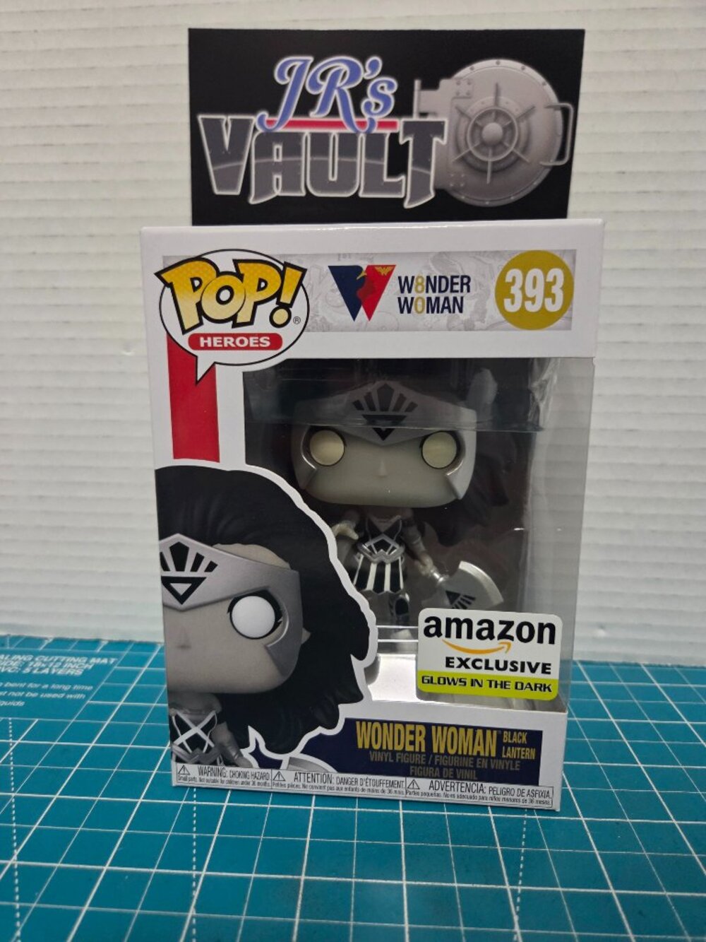 Funko POP Heroes DC Wonder Woman Black Lantern GITD 393 Vinyl Figure